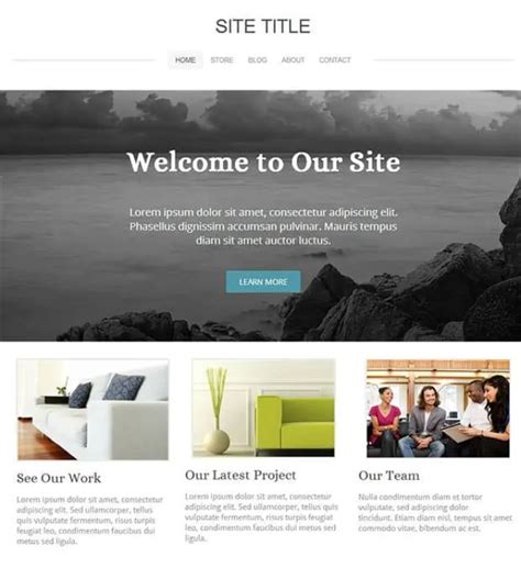 Free Weebly Template Download